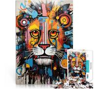 1000 Piece Jigsaws for Adults Roaring Lion Elegance Geschenke zum Suchbegriff: "Herausfordernde Spiele" tolles Geschenk52x38cm