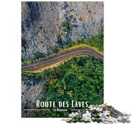 1000 Piece Jigsaws for Adults Route Des Laves, La Reunion Jigsaw Puzzles for Teenagers Enhance Memory Educational Challenge Unique Challenge Game (75x50cm/1000pcs)