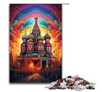 1000 Piece Jigsaws for Adults Russia Red Square Puzzles Gifts Birthday Present Gifts for for Teenager Age 14 And Up 75x50cm