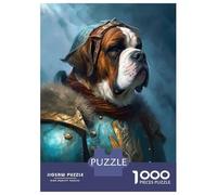 1000 Piece Jigsaws for Adults Saint Bernard Viking Jigsaws for Adults Brain Teaser Game Analysis And Logic Great Gift for Gaming 52x38cm/1000pcs