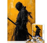 1000 Piece Jigsaws for Adults Samurai Silhouette Educational Game For Family Fun Educational Toy Improving Love between Couples (52X38cm)