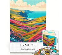 1000 Piece Jigsaws for Adults Secret Spots in Exmoor, Brain Teaser Game, Challenging To Complete, Enhance Love between Couples 50x75cm