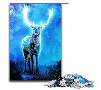 1000 Piece Jigsaws for Adults Soul of The Deer of Light Jigsaw Puzzle - Challenging Game A Work of Art Suitable for And Teenager 14 And Up 1000 PCS
