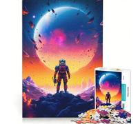 1000 Piece Jigsaws for Adults Space Adventures Colorful, Brain Teaser Game, Challenging To Complete, Enhance Love between Couples 50x75cm