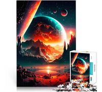 1000 Piece Jigsaws for Adults Space Planet Galaxy Spielzeug für die ganze Familie Die Liebe zwischen Paaren stärken75x50cm