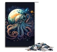 1000 Piece Jigsaws for Adults Space Squids Puzzle Challenging Game A Work of Art Suitable for And Teenager 14 And Up 75x50cm