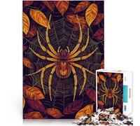 1000 Piece Jigsaws for Adults Spider Made of wood，Suitable for ages 14 and up Analysis and logic Gift for birthdays。size：50x75cm/14.96x20.47inch