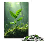 1000 Piece Jigsaws for Adults Spring Rain Nourishes The New Buds Jigsaw Puzzle - Challenging Game A Work of Art Suitable for And Teenager 14 And Up 1000 PCS(75x50cm)
