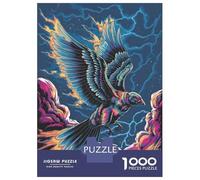 1000 Piece Jigsaws for Adults Stormborn Quetzal in Flight Puzzles for Adults Relax Games Difficult Challenge Birthday Present, Gifts, 70x50cm/1000pcs