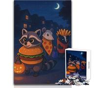 1000 Piece Jigsaws for Adults Street Cats Go Trick Or Treating Relaxing And Calming Indoor Hobby Perfect Precise Fit Leisure Toy Size 50x75cm