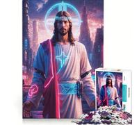 1000 Piece Jigsaws for Adults Techno Messiah Brain Teaser Game Fun at Home Activities Artists' Collection Fine Arts 38x52cm