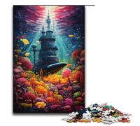 1000 Piece Jigsaws for Adults The Colorful Psychedelia of Submarines Jigsaw Puzzle Challenging Game A Work of Art Suitable for And Teenager 14 And Up 75x50cm