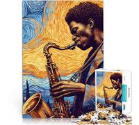 1000 Piece Jigsaws for Adults The Magic of Jazz 3 Dekomprimierendes intellektuelles Lernspielzeug für Heimdekoration75x50cm