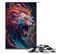 1000 Piece Jigsaws for Adults The Roaring Lion Puzzle Challenging Game A Work of Art Suitable for And Teenager 14 And Up 75x50cm