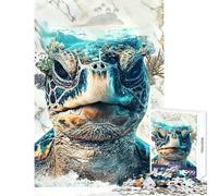 1000 Piece Jigsaws for Adults The Turtle's World Relaxing Games But Fun And Humorous Toy Wall Decor Challenging To Complete (38x52cm)