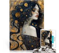 1000 Piece Jigsaws for Adults The Witch and Black Cat Pädagogisches Familienspiel mit passendem Poster und Quizblatt38x26cm