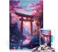 1000 Piece Jigsaws for Adults Tranquil Torii Horizon Familienspiel für und Jedes Stück ist einzigartig Anspruchsvolles Familienspiel52x38cm