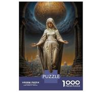 1000 Piece Jigsaws for Adults Virgin Mary Puzzle for Adults Brain Teaser Game Precision Cutting Challenging To Complete 52x38cm/1000pcs