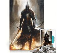 1000 Piece Jigsaws for Adults Warrior of The Darkness Family Games Challenging To Complete Improving Love between Couples 38x52cm