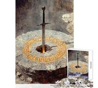 1000 Piece Jigsaws for Adults Where The Sword Remained Educational Game Tough Challenge Anti-Stress Toys Unique Birthday And Gifts (26X38cm)