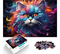 1000 Piece Jigsaws for Adults Wondrous Persian Cat Jigsaw Puzzle - Challenging Game 26x38cm Enhance love between couples