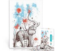 1000 Piece Jigsaws for teenagers A Happy Place Stressabbau Staycation Zeit totschlagen Eltern-Kind-Interaktion75x50cm
