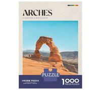 1000 Piece Jigsaws for Teenagers Arches National Park Adult Jigsaw Puzzle Hands-on Game Analysis And Logic Birthday Present, Gifts, 52x38cm/1000pcs