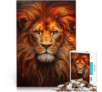 1000 Piece Jigsaws for teenagers art lion für Lernspiel-Herausforderungsspielzeug Tolles Geschenk für Spiele75x50cm