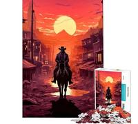 1000 Piece Jigsaws for Teenagers Arthur Red Dead Redemption for Educational Game Challenge Toy Relax Games Presents for Women Great Gifts (Size 75x50cm)