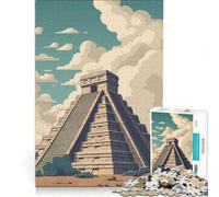 1000 Piece Jigsaws for Teenagers Chichen Itza, Educational Game, Birthday Present, Unique Gifts for Birthday And Christmas 38x26cm