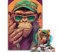 1000 Piece Jigsaws for Teenagers Chill Out Time Hand Speed Race Great Gift for And from 14 Years And over (size 50x75cm)