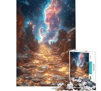 1000 Piece Jigsaws for Teenagers Cosmic Pathway Puzzles for Adults Brain Teaser Game Improve Memory Challenging To Complete (Size 50x75cm)