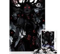 1000 Piece Jigsaws for Teenagers Dark Elf Queen with Red Eyes Adult Jigsaw Puzzles Hand Speed Race Every Piece Is Unique - Christmas Birthday Gifts (50x75cm)