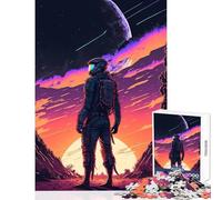 1000 Piece Jigsaws for Teenagers Discovering New Worlds Educational Toy Gift Birthday Brain Teaser Game Artists' Collection, Fine Arts Size 50x75cm