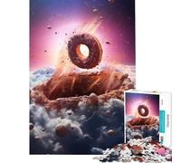 1000 Piece Jigsaws for Teenagers Donut Asteroid for Educational Game Challenge Toy Relax Games Presents for Women Great Gifts (Size 75x50cm)