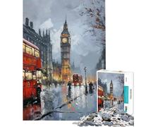 1000 Piece Jigsaws for Teenagers DoubleDecker Dawn Patrol Puzzle for Adults Anti-Stress Toys Pattern Assembly Educational Challenge (Size 38x26cm)