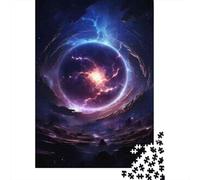 1000 Piece Jigsaws for Teenagers Electric Galaxy Art Print Puzzles for Adults Hands-on Game Presents for Women Gifts for Friends And Family 52x38cm/1000pcs