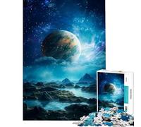 1000 Piece Jigsaws for Teenagers Exoplanet in The Clouds for Educational Game Challenge Toy Hands-on Game For Family Fun Gifts For Birthdays (Size 38x52cm)