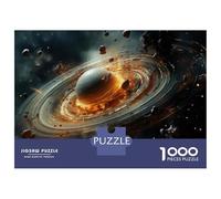 1000 Piece Jigsaws for Teenagers Exploring Saturn's Rings A Journey Through Space Adult Jigsaw Puzzle Hands-on Game But Fun And Humorous Educational Challenge 38x26cm/1000pcs