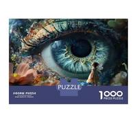 1000 Piece Jigsaws for Teenagers Fantasy Eye Artwork Puzzle for Adults Hands-on Game Difficult Challenge Educational Challenge 38x26cm/1000pcs