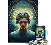 1000 Piece Jigsaws for Teenagers Feeling The Beat Challenging To Complete Perfect Decoration Relax Games for And 14 Years And over (50x75cm)