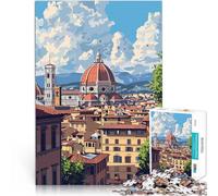 1000 Piece Jigsaws for teenagers Florence Cathedral Skyline Quizspiel eignet sich ideal als Geschenk für die ganze Familie52x38cm