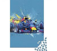 1000 Piece Jigsaws for Teenagers Formula 1 Speed Art Print Puzzles for Adults Hands-on Game Presents for Women Gifts for Friends And Family 70x50cm/1000pcs