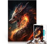 1000 Piece Jigsaws for teenagers Fury dragon Stressabbau Schwierige Herausforderung Verbessern Sie das Gedächtnis38x26cm