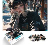 1000 Piece Jigsaws for teenagers girl tattoo katana Lernspielzeug für die ganze Familie Geburtstagsgeschenke75x50cm