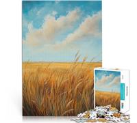 1000 Piece Jigsaws for teenagers Golden Field Landscape Lernspiele Heimdekoration Verbessern Sie das Gedächtnis38x26cm