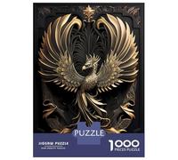 1000 Piece Jigsaws for Teenagers Golden Phoenix Queen Art Adult Jigsaw Hands-on Game Difficult Challenge Gifts for Friends And Family 38x26cm/1000pcs