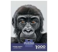 1000 Piece Jigsaws for Teenagers Gorilla Face Puzzle for Adults Hands-on Game Difficult Challenge Educational Challenge 70x50cm/1000pcs