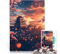 1000 Piece Jigsaws for teenagers Himeji Castle Sunset 3 Denksportaufgabe für Die Liebe zwischen Paaren stärken75x50cm