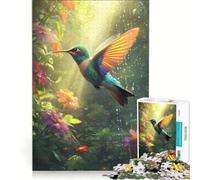 1000 Piece Jigsaws for Teenagers Hummingbird Hovering, Relax Games, Challenging To Complete, Christmas Birthday Gifts (50x75cm)